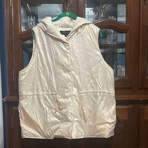 Marc New York Cream Hooded Vest